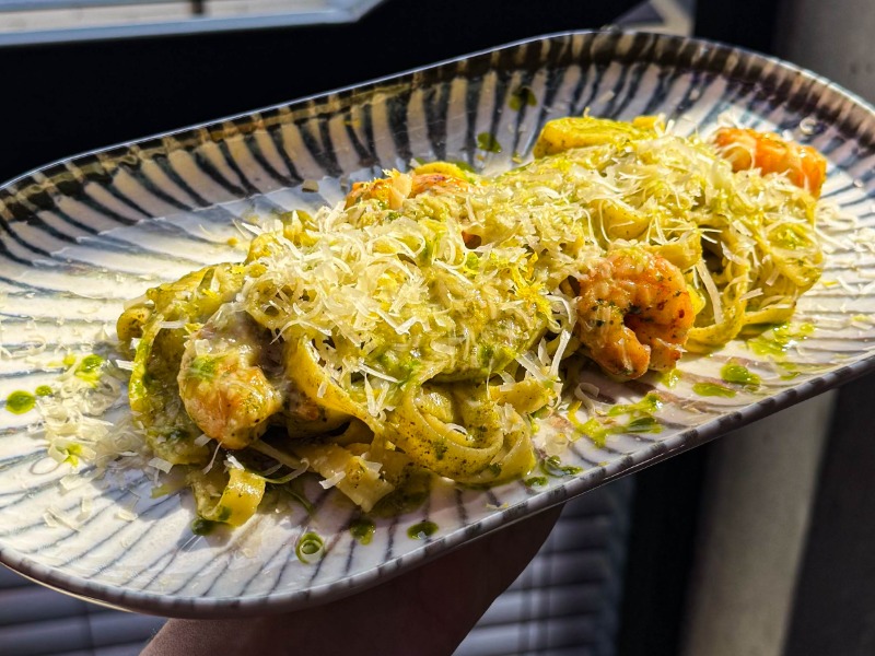 Паста з креветками