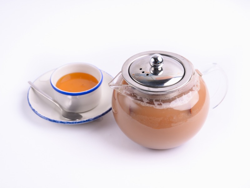 Чай Пуер з кокосовим молоком, Чай Пуер з кокосовим молоком Порція