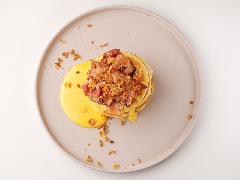 Панкейки з беконом