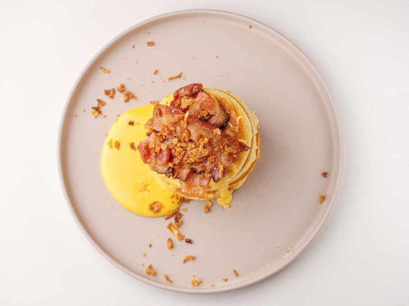 Панкейки з беконом