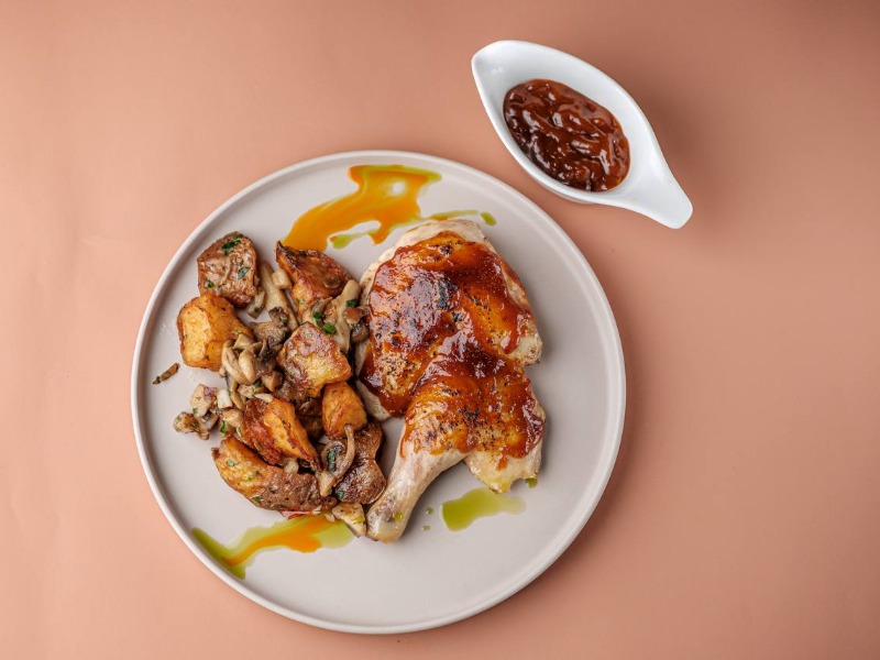 Ципля із соусом барбекю