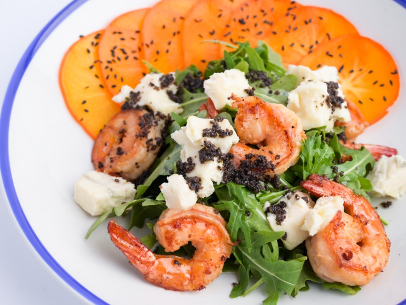 Салат з хурмою