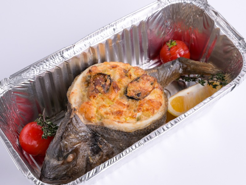 Дорадо запечена з мідіями