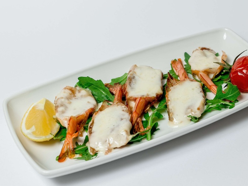 Запечені креветки по-бельгійськи