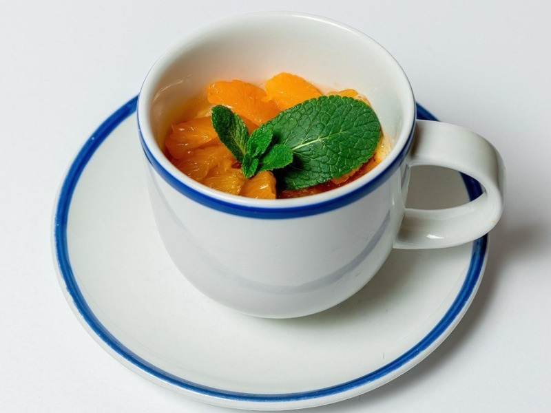 Крем-брюле з мандарином