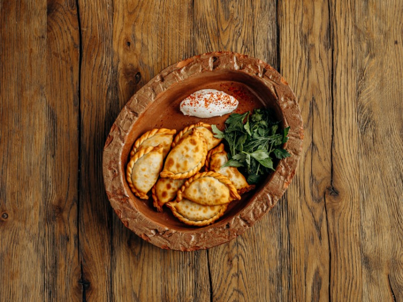 Вареники з картоплею смажені