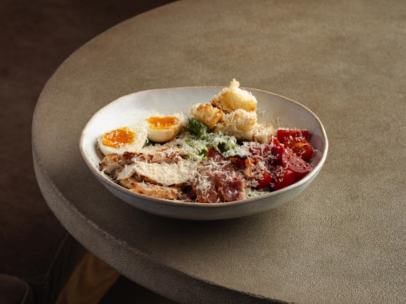 Салат Цезар з креветкою