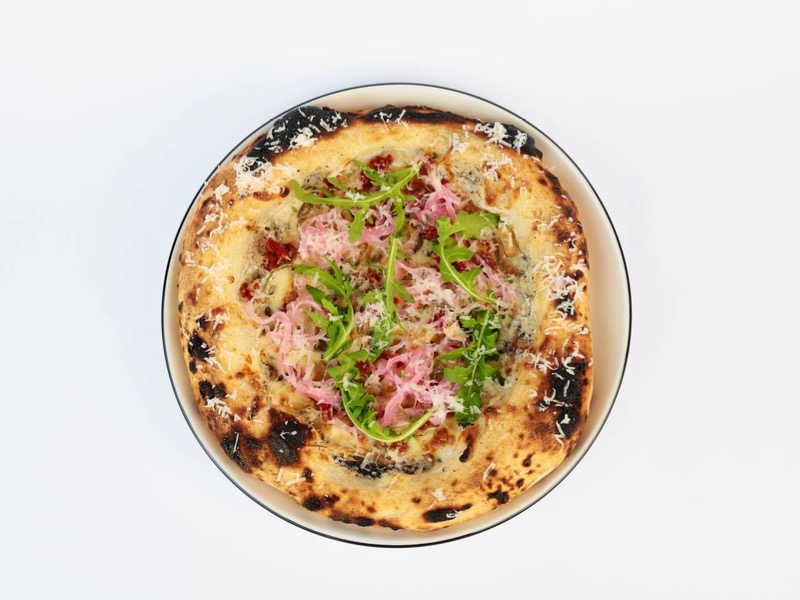 Міні піца з грибами