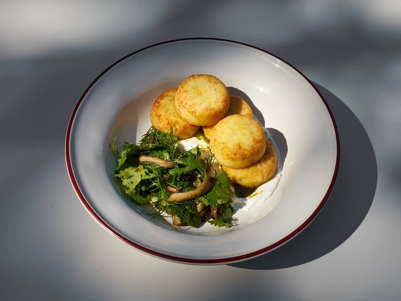 Сирники з копченою сметаною