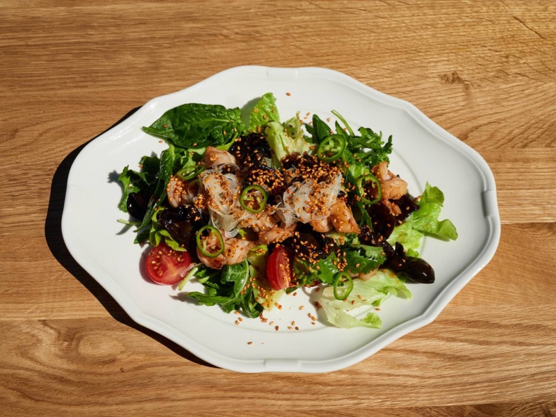 Салат з креветкою