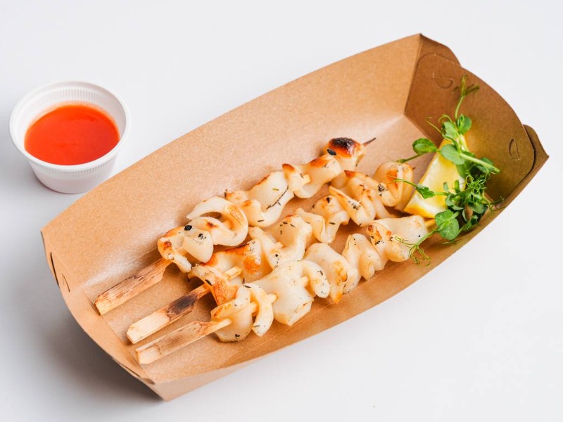 Кальмари на грилі