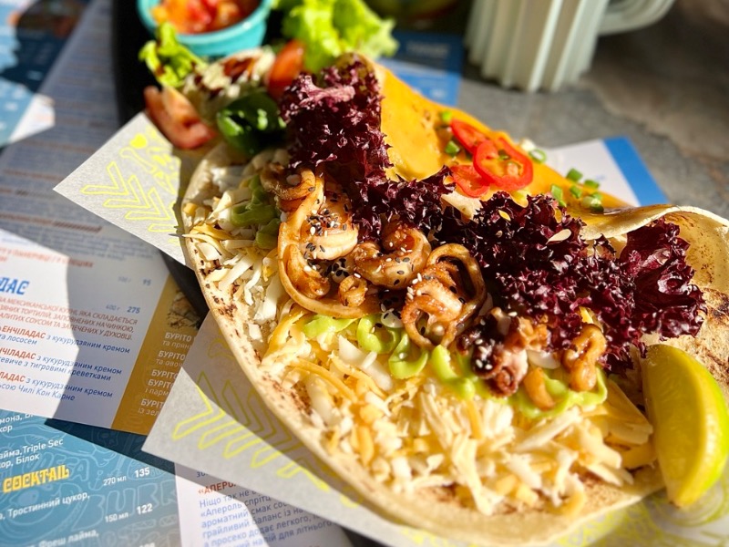 Кесаділья з морепродуктами, Кесаділья з морепродуктами Зробити подвійну начинку?