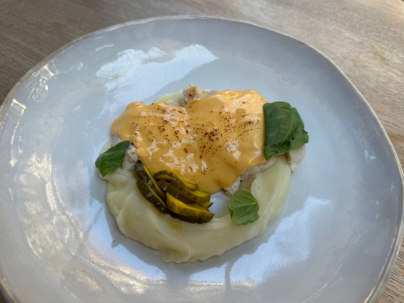 Пюре з куркою