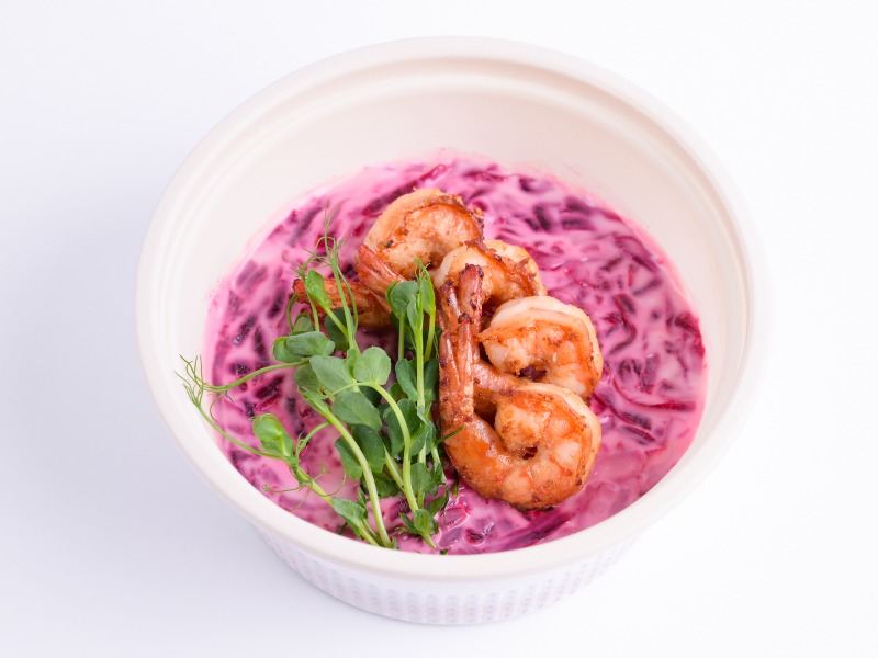 Шуба з креветками