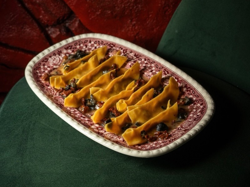 Фаготіні з кроликом і в'яленими томатами