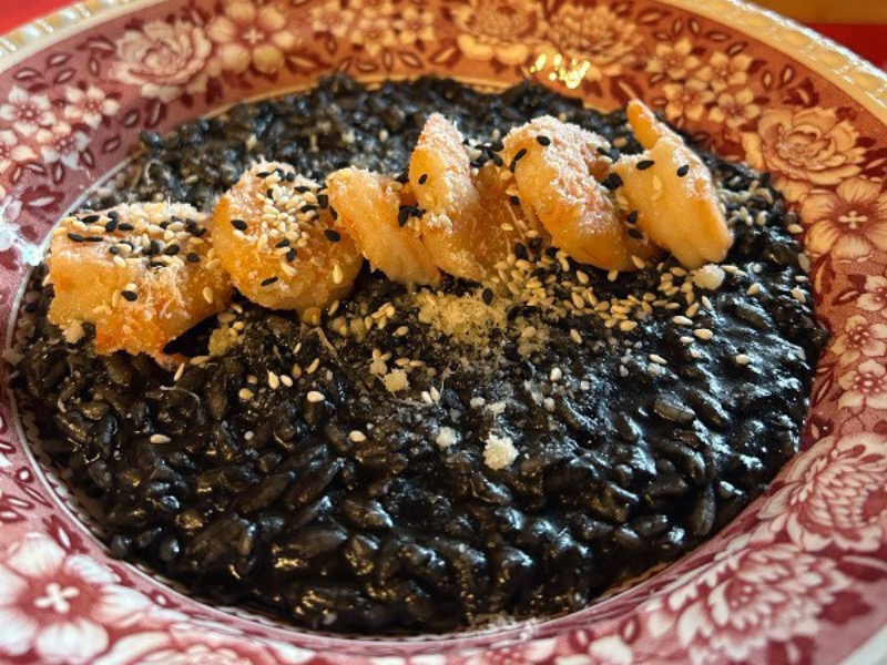 Різотто з креветками та пармезаном