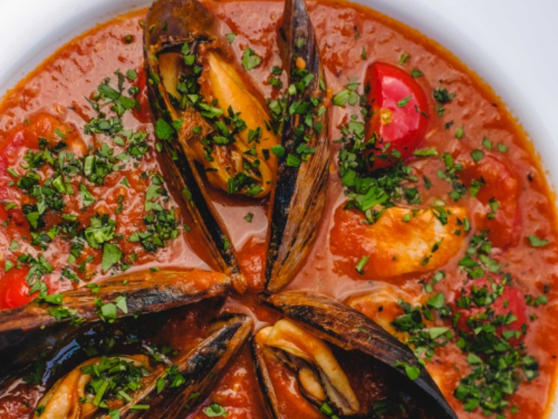 Тосканський суп з морепродуктами